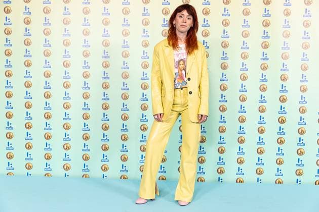 Ketnet presenter Sien Wynants pictured during the Gala van de Gouden K s award show, organized by Flemish children s television channel Ketnet, Saturday 21 January 2023 in Brussels.  JAMESxARTHURxGEKIERE 58602130