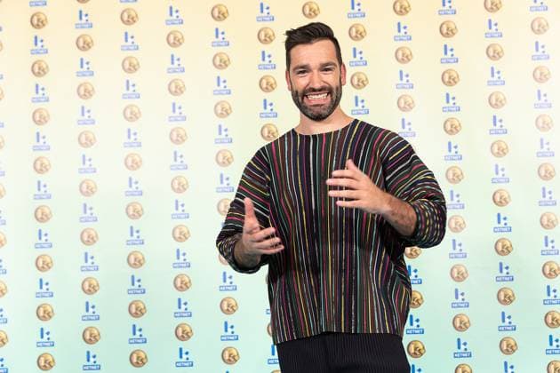 Singer Metejoor pictured during the Gala van de Gouden K s award show, organized by Flemish children s television channel Ketnet, Saturday 21 January 2023 in Brussels.  JAMESxARTHURxGEKIERE 58604215