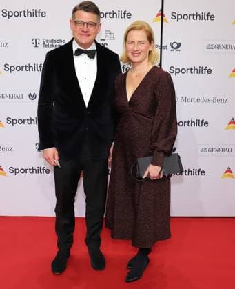 21 01 2023 Frankfurt am Main, Festhalle The 52 Ball of Sports of the German Sports Aid Hesses Prime Minister Boris Rhein imit Eherau Tanja Raab Rhein HP