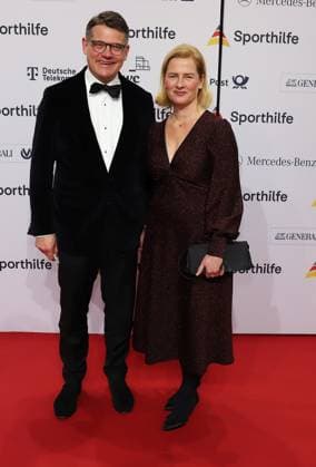 21 01 2023 Frankfurt am Main, Festhalle The 52 Ball of Sports of the German Sports Aid Hesses Prime Minister Boris Rhein imit Eherau Tanja Raab Rhein HP