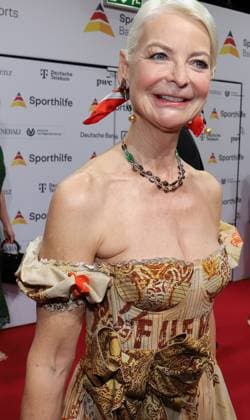 21 01 2023 Frankfurt am Main, Festhalle The 52 Ball des Sports of Deutsche Sporthilfe former dressage rider Ann Kathrin Linsenhoff deputy chairwoman of UNICEF Germany with husband Klaus Martin Rath HP