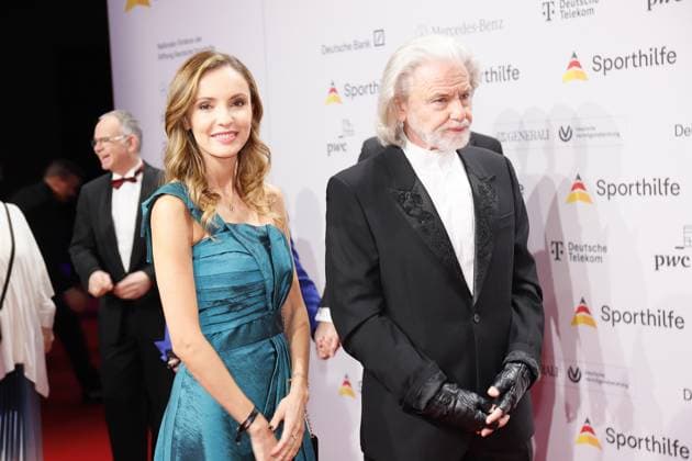 21 01 2023 Frankfurt am Main, Festhalle The 52 Ball of Sports of the German Sports Aid Entrepreneur Professor Hermann BÜHLBECKER Owner of Lampertz with Giovanna MORENO HP