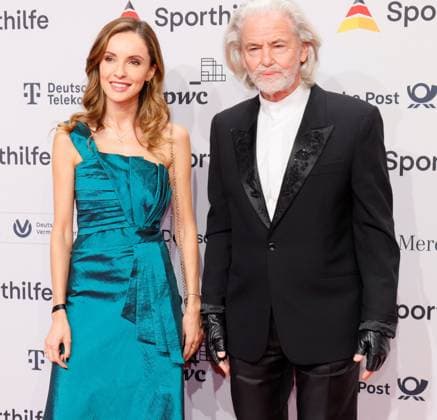 21 01 2023 Frankfurt am Main, Festhalle The 52 Ball of Sports of the German Sports Aid Entrepreneur Professor Hermann BÜHLBECKER Owner of Lampertz with Giovanna MORENO HP