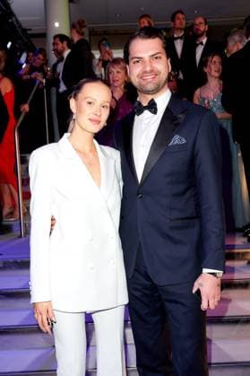 52 Ball des Sports Jimi Blue Ochsenknecht with girlfriend at the 52 Ball des Sports in the Festhalle in Frankfurt am Main Copyright: xEventpressxGolejewskix