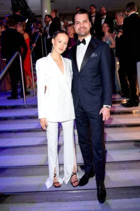 52 Ball des Sports Jimi Blue Ochsenknecht with girlfriend at the 52 Ball des Sports in the Festhalle in Frankfurt am Main Copyright: xEventpressxGolejewskix