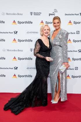 52 Ball des Sports Marika Kilius and Franziska van Almsick at the 52 Ball des Sports in the Festhalle in Frankfurt am Main Copyright: xEventpressxGolejewskix