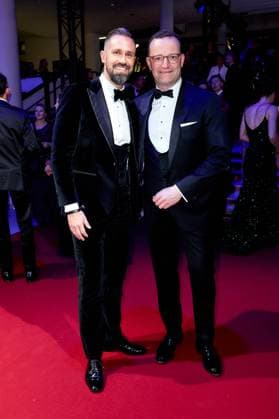 52 Ball des Sports Jens Spahn with husband Daniel Funke at the 52 Ball des Sports in the Festhalle in Frankfurt am Main Copyright: xEventpressxGolejewskix