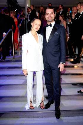 52 Ball des Sports Jimi Blue Ochsenknecht with girlfriend at the 52 Ball des Sports in the Festhalle in Frankfurt am Main Copyright: xEventpressxGolejewskix