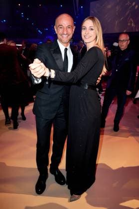 52 Ball des Sports Peyman Amin with girlfriend Sandra at the 52 Ball des Sports in the Festhalle in Frankfurt am Main Copyright: xEventpressxGolejewskix