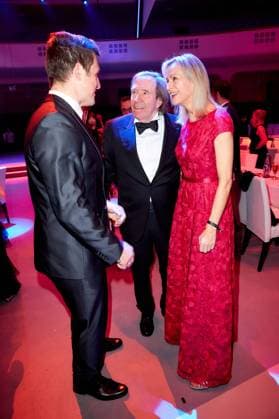 52 Ball des Sports Matthias Steiner with wife Inge Posmyk and Günter Netzer at the 52 Ball des Sports in the Festhalle in Frankfurt am Main Copyright: xEventpressxGolejewskix