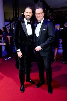 52 Ball des Sports Jens Spahn with husband Daniel Funke at the 52 Ball des Sports in the Festhalle in Frankfurt am Main Copyright: xEventpressxGolejewskix