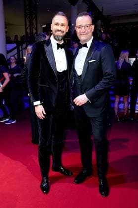 52 Ball des Sports Jens Spahn with husband Daniel Funke at the 52 Ball des Sports in the Festhalle in Frankfurt am Main Copyright: xEventpressxGolejewskix