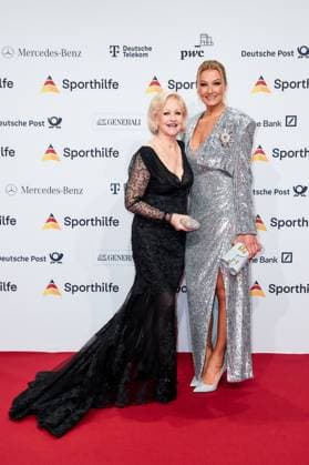 52 Ball des Sports Marika Kilius and Franziska van Almsick at the 52 Ball des Sports in the Festhalle in Frankfurt am Main Copyright: xEventpressxGolejewskix
