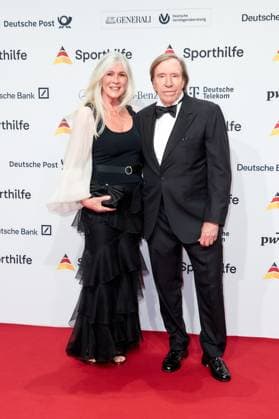 52 Ball des Sports Günter Netzer with wife Elvira Lang Netzer at the 52 Ball des Sports in the Festhalle in Frankfurt am Main Copyright: xEventpressxGolejewskix