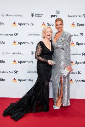 52 Ball des Sports Marika Kilius and Franziska van Almsick at the 52 Ball des Sports in the Festhalle in Frankfurt am Main Copyright: xEventpressxGolejewskix
