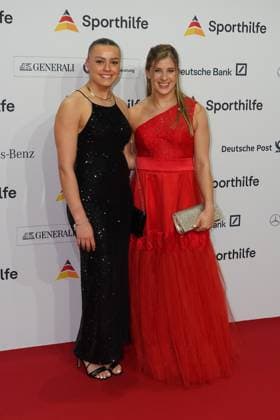 The Sporthilf has invited to the 52 Ball des Sports Many celebrities came over the red carpet Emma Malewski, Elisabeth Seitz 52 Ball des Sports The Sporthilf has invited to the 52 Ball des Sports Many celebrities came over the red carpet Germany, Frankfurt, Festhalle, 21 01 2023 SP_GHR