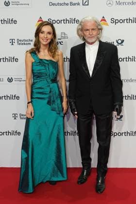 The Sporthilf has invited to the 52 Ball of Sports Many celebrities came over the red carpet Hermann Buehlbecker, Giovanna Moreno 52 Ball of Sports The Sporthilf has invited to the 52 Ball of Sports Many celebrities came over the red carpet Germany, Frankfurt, Festhalle, 21 01 2023 SP_GHR