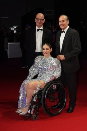The Sporthilf has invited to the 52 Ball of Sports Many celebrities came over the red carpet Christina Vogel, Eberhard Ginger 52 Ball of Sports The Sporthilf has invited to the 52 Ball of Sports Many celebrities came over the red carpet Germany, Frankfurt, Festhalle, 21 01 2023 SP_GHR