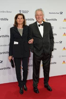 The Sporthilf has invited to the 52 Ball of Sports Many celebrities came over the red carpet Ulrike Nasse Meyfarth, Roland Nasse 52 Ball of Sports The Sporthilf has invited to the 52 Ball of Sports Many celebrities came over the red carpet Germany, Frankfurt, Festhalle, 21 01 2023 SP_GHR