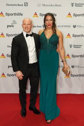 The Sporthilf has invited to the 52 Ball of Sports Many celebrities came over the red carpet Fabian Hambuechen and Viktoria 52 Ball of Sports The Sporthilf has invited to the 52 Ball of Sports Many celebrities came over the red carpet Germany, Frankfurt, Festhalle, 21 01 2023 SP_GHR