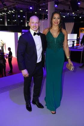 The Sporthilf has invited to the 52 Ball of Sports Many celebrities came over the red carpet Fabian Hambuechen and Viktoria 52 Ball of Sports The Sporthilf has invited to the 52 Ball of Sports Many celebrities came over the red carpet Germany, Frankfurt, Festhalle, 21 01 2023 SP_GHR