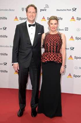 Ola Källenius with wife Sabine Källenius at the 52 Ball des Sports 2023 in the Festhalle Frankfurt am Main, 21 01 2023 Foto:xF.xKernx xFuturexImage