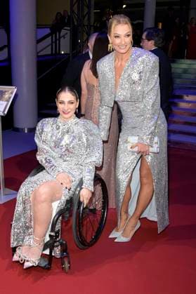 Kristina Vogel and Franziska van Almsick at the 52 Ball des Sports 2023 in the Festhalle Frankfurt am Main, 21 01 2023 Foto:xF.xKernx xFuturexImage