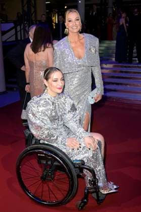 Kristina Vogel and Franziska van Almsick at the 52 Ball des Sports 2023 in the Festhalle Frankfurt am Main, 21 01 2023 Foto:xF.xKernx xFuturexImage