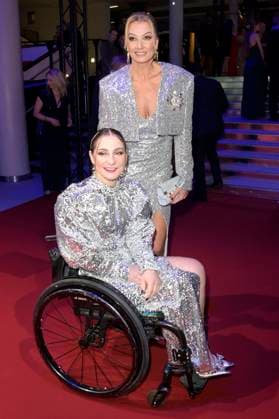 Kristina Vogel and Franziska van Almsick at the 52 Ball des Sports 2023 in the Festhalle Frankfurt am Main, 21 01 2023 Foto:xF.xKernx xFuturexImage