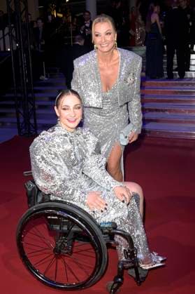 Kristina Vogel and Franziska van Almsick at the 52 Ball des Sports 2023 in the Festhalle Frankfurt am Main, 21 01 2023 Foto:xF.xKernx xFuturexImage