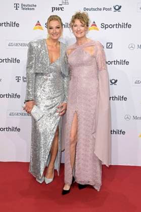 Franziska van Almsick and Heike Henkel at the 52 Ball des Sports 2023 in the Festhalle Frankfurt am Main, 21 01 2023 Foto:xF.xKernx xFuturexImage