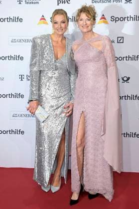 Franziska van Almsick and Heike Henkel at the 52 Ball des Sports 2023 in the Festhalle Frankfurt am Main, 21 01 2023 Foto:xF.xKernx xFuturexImage