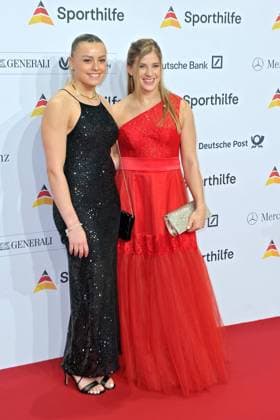 Ball des Sports Emma Malewski and Elisabeth Seitz on the occasion of the Ball des Sports on 21 01 2023 in the Festhalle Frankfurt Main 20230121MWI55403