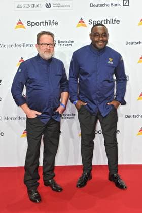 Ball of Sports Henri Bach and Nelson Müller on the occasion of the Ball of Sports on 21 01 2023 in the Festhalle Frankfurt Main 20230121MWI55412