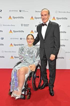 Ball of Sports Eberhard Gienger and Kristina Vogel on the occasion of the Ball of Sports on 21 01 2023 in the Festhalle Frankfurt Main 20230121MWI55497