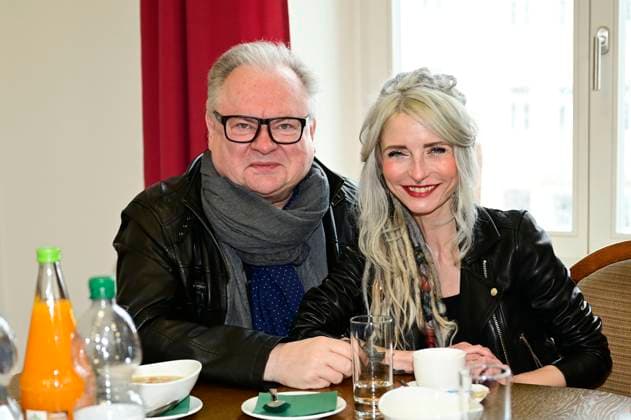 Heinz Rudolf Kunze and Sarah Lesch at the award ceremony of the Lessing Prize 2023 of the Free State of Saxony in the town hall Kamenz, 21 01 2023 Foto:xM.xWehnertx xFuturexImage