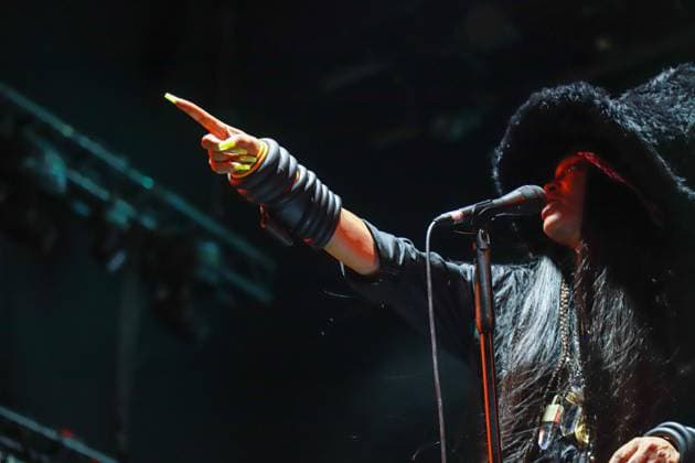 Erykah Badu performs live at Nomad Music Festival in Sao Paulo (INT)Erykah Badu performs live at Nomad Music Festival in Sao Paulo. January 22, 2023, Sao Paulo, Brazil: Erykah Badu performs live at Nomad music festival held at the Latin America Memorial with several singers. For the 1st edition, which takes place on Saturday (22) in Sao Paulo, it brings the iconic and inspiring singers with shows by Larissa Luz featuring Anelis Assumpcao, Majur, DJ Tamy, DJ Nyack and Gilsons.Credit: Leco Viana Thenews2 (Foto: Leco Viana TheNews2 imago images) Erykah Badu performs live at Nomad Music Festival in Sao Paulo  Copyright: xLecoxVianax