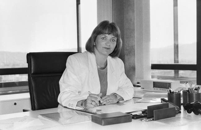 Deutschland, Bonn, 21.05.1992 Archiv.: 33-79-26 Fuer Ihr Archiv Foto: Sabine Leutheusser-Schnarrenberger, Bundesjustizministerin Fuer Ihr Archiv *** Germany, Bonn, 21 05 1992 Archive 33 79 26 For your archive Photo Sabine Leutheusser Schnarrenberger, Federal Minister of Justice For your archive