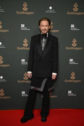 STOCKHOLM 20230123 Christer Lindarw arrives on the red carpet at the Guldbaggegala at Circus in Stockholm STOCKHOLMK SWEDEN x10040x,  Copyright: xAndersxWiklund TTx GULDBAGGEN 2023 TTABB0000000000154389