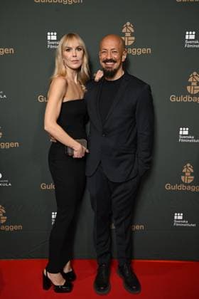 STOCKHOLM 20230123 Tarik Saleh and Frida Franzén arrive on the red carpet at the Guldbagge Gala at Circus in Stockholm STOCKHOLMK SWEDEN x10040x,  Copyright: xAndersxWiklund TTx GULDBAGGEN 2023 TTABB0000000000154414