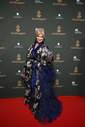 STOCKHOLM 20230123 Lena Endre arrives on the red carpet at the Guldbagge Gala at Circus in Stockholm STOCKHOLMK SWEDEN x10040x,  Copyright: xAndersxWiklund TTx GULDBAGGEN 2023 TTABB0000000000154416