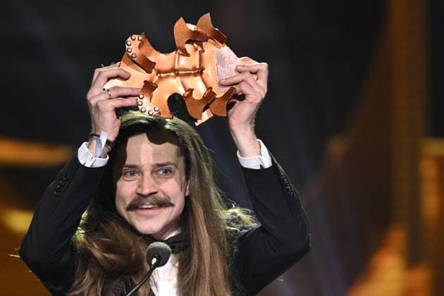 STOCKHOLM 20230123 Eirik Havnes receives the award for best original music for the film Historjá stygn for Sápmi during the Guldbaggegala at Cirkus in Stockholm STOCKHOLMK SWEDEN x10040x,  Copyright: xAndersxWiklund TTx GULDBAGGEN 2023 TTABB0000000000154507
