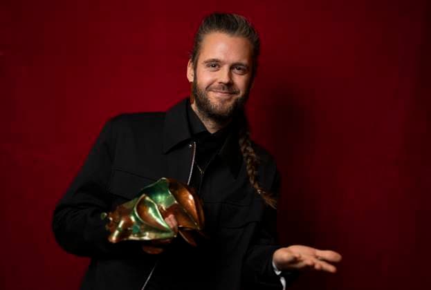 STOCKHOLM 20230123 Ted Krotkiewski received the Golden Beetle for best sound design for All of our heartbeats are connected through exploding stars during the Golden Beetle Gala at Cirkus in Stockholm STOCKHOLM SWEDEN x10050x,  Copyright: xPontusxLundahlx xTTx GULDBAGGEN 2023 TTABB0000000000154543