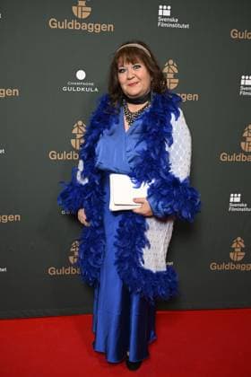 STOCKHOLM 20230123 Carina Perenkranz arrives on the red carpet at the Guldbaggegala at Circus in Stockholm STOCKHOLMK SWEDEN x10040x,  Copyright: xAndersxWiklund TTx GULDBAGGEN 2023 TTABB0000000000154560
