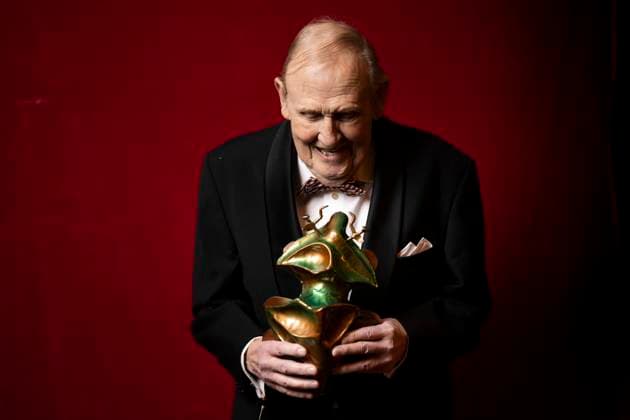STOCKHOLM 20230123 Björn Gustafson with the Guldbaggens honorary award STOCKHOLM SWEDEN x10050x,  Copyright: xPontusxLundahlx xTTx GULDBAGGEN 2023 TTABB0000000000154670
