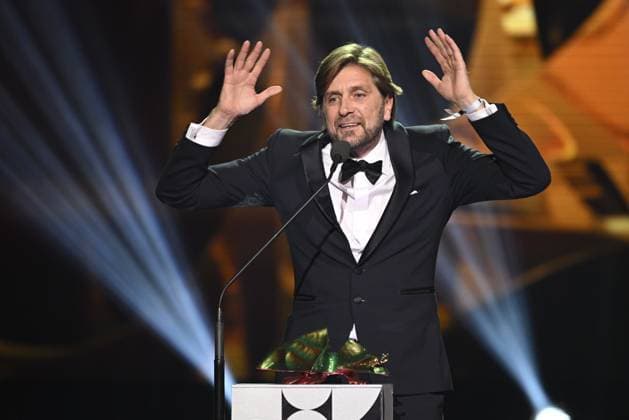 STOCKHOLM 20230123 Ruben Östlund receives the golden badger for best director for the film Triangle of sadness during the Golden Badger Gala at Cirkus in Stockholm STOCKHOLMK SWEDEN x10040x,  Copyright: xAndersxWiklund TTx GULDBAGGEN 2023 TTABB0000000000154703