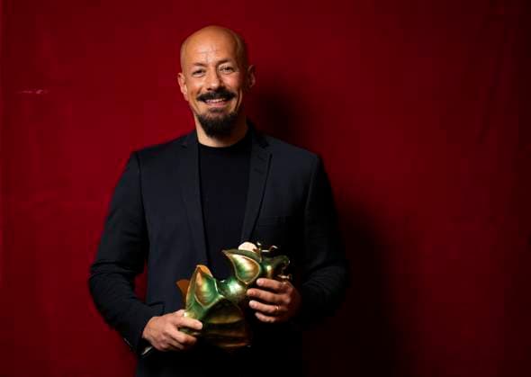 Tarik Saleh wins Best Screenplay for his film Boy from heaven during the Swedish Film Awards, Guldbaggegalan, at Cirkus in Stockholm, Sweden, January 23, 2023 STOCKHOLM SVERIGE x10050x,  Copyright: xPontusxLundahlx xTTx SWEDISH FILM AWARDS 2023 SCANPIXB054508