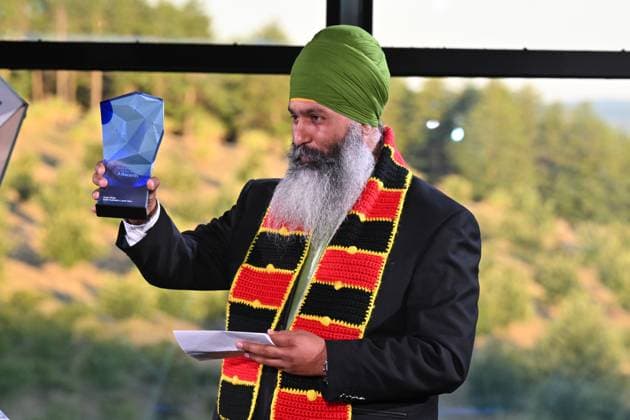 2023 AUSTRALIAN OF THE YEAR AWARDS, XXXXXXXXXX during the 2023 Australian of the Year Awards ceremony at the National Arboretum in Canberra, Wednesday, January 25, 2023. ( NO ARCHIVING, EDITORIAL USE ONLY, NO USE IN BOOKS WITHOUT CONSENT CANBERRA ACT AUSTRALIA  Copyright: xMICKxTSIKASx 20230125001756409983