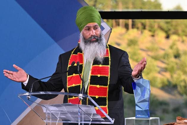 2023 AUSTRALIAN OF THE YEAR AWARDS, 2023 Local Hero Amar Singh wins during the 2023 Australian of the Year Awards ceremony at the National Arboretum in Canberra, Wednesday, January 25, 2023. ( NO ARCHIVING, EDITORIAL USE ONLY, NO USE IN BOOKS WITHOUT CONSENT CANBERRA ACT AUSTRALIA  Copyright: xMICKxTSIKASx 20230125001756410267