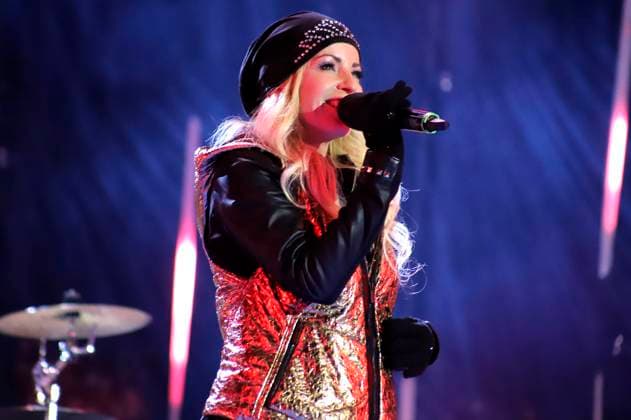 Misha Kovar at the recording of the TV show Wenn die Musi spielt Winter Open Air 2023 on stage at the valley station of the Kaiserburgbahn Bad Kleinkirchheim, 21 01 2023 Foto:xS.xNömerx xFuturexImage